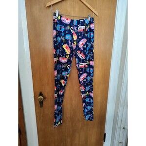 New Plus Size Buttery soft Colorful Blue Camper Womens Leggings Eevee NWT